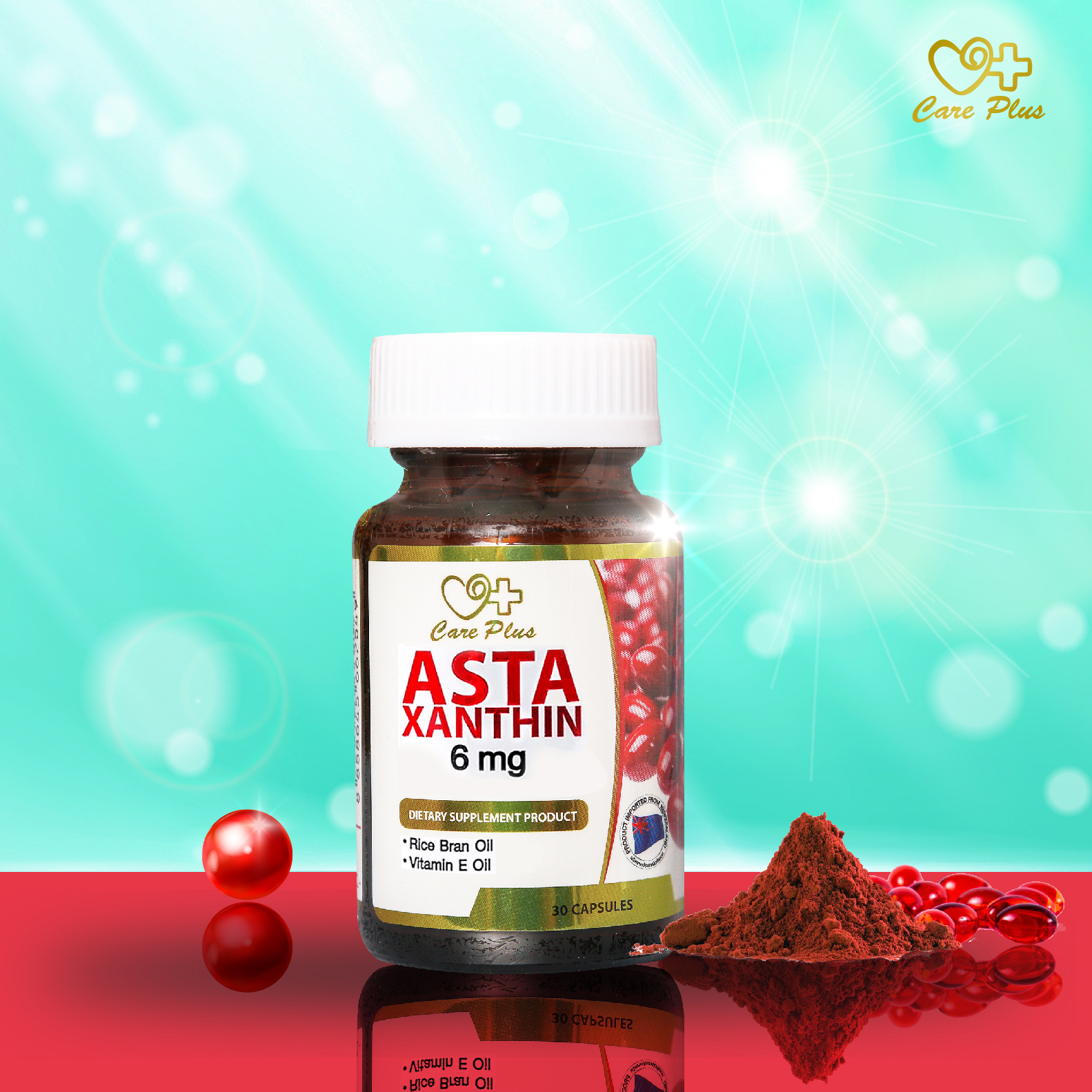 Care Plus Astaxanthin 6 mg.